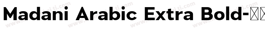 Madani Arabic Extra Bold字体转换